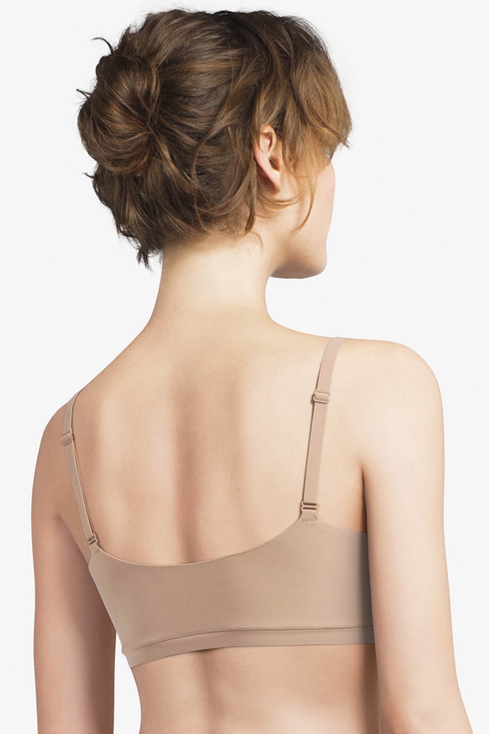 Бра-топ без косточек 16A2 Soft stretch nude