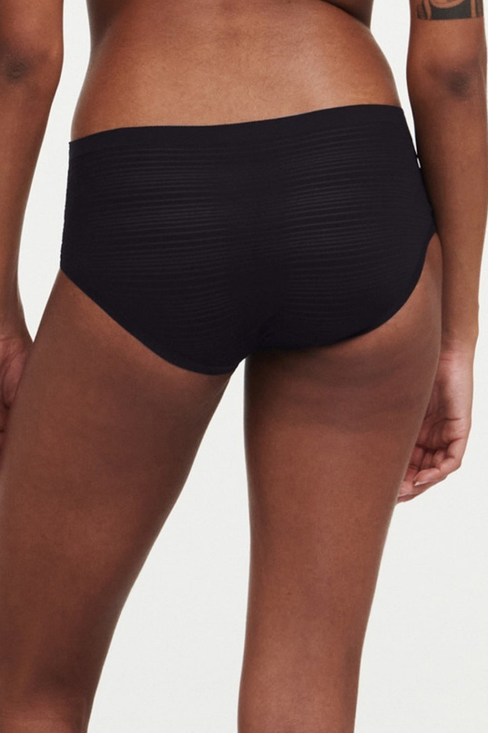 Бесшовные трусики слип 20D4 Soft Stretch black