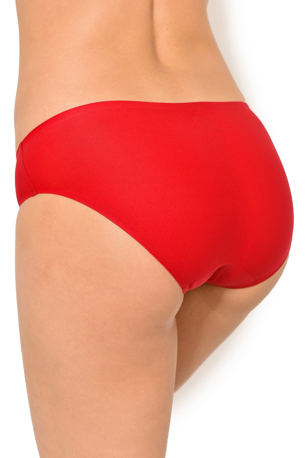 Бесшовные трусики слип 2643 Soft stretch poppy red