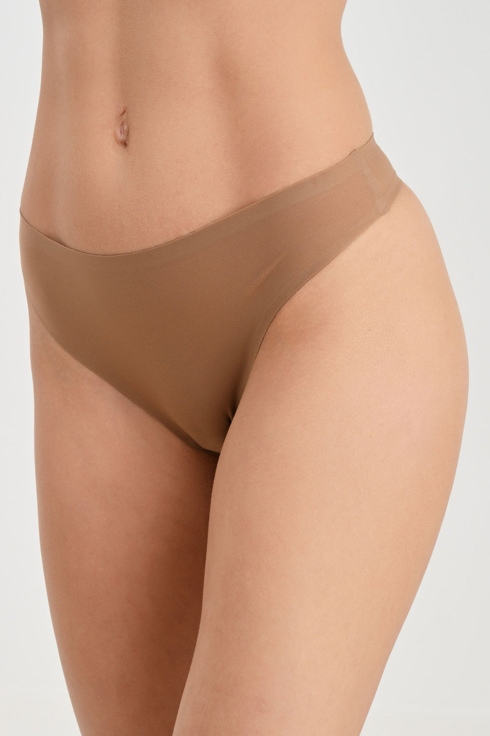 Бесшовные трусики стринг 2649 Soft stretch terracotta
