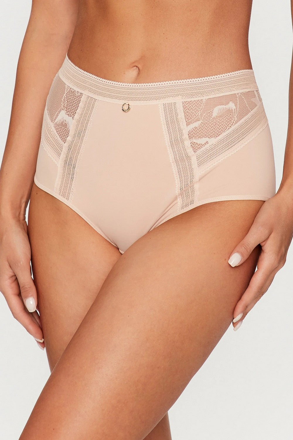 Высокие трусики слип 11M8 beige dore