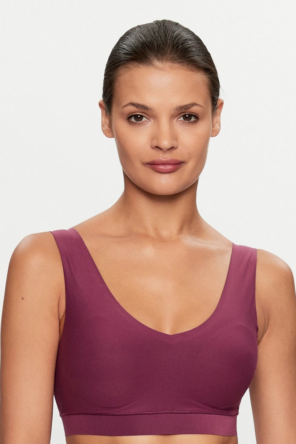 Бесшовный бра-топ 16A1 Soft stretch tannin