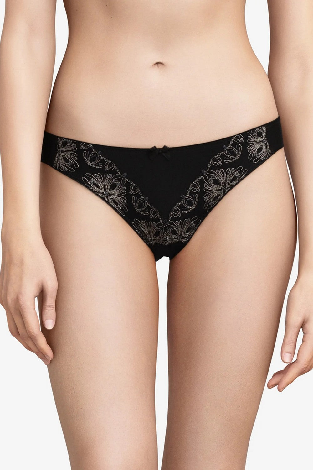 Трусики слип с вышивкой 2603 Champs Elysees black