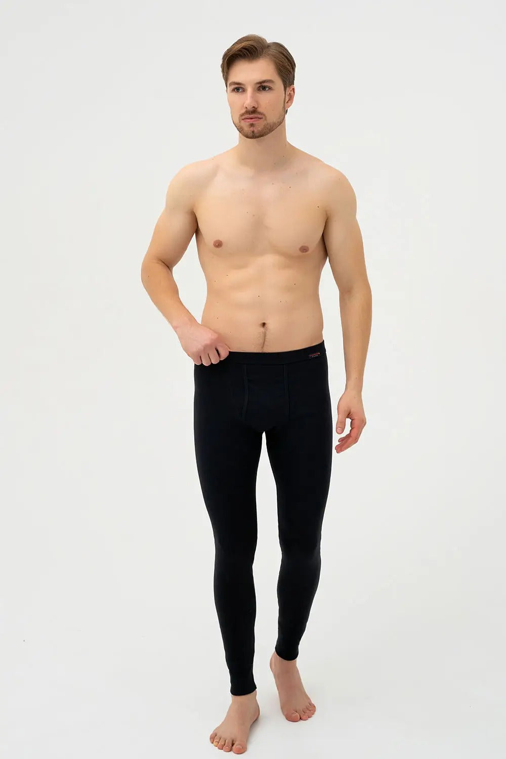Мужские кальсоны из хлопка Drawers black
