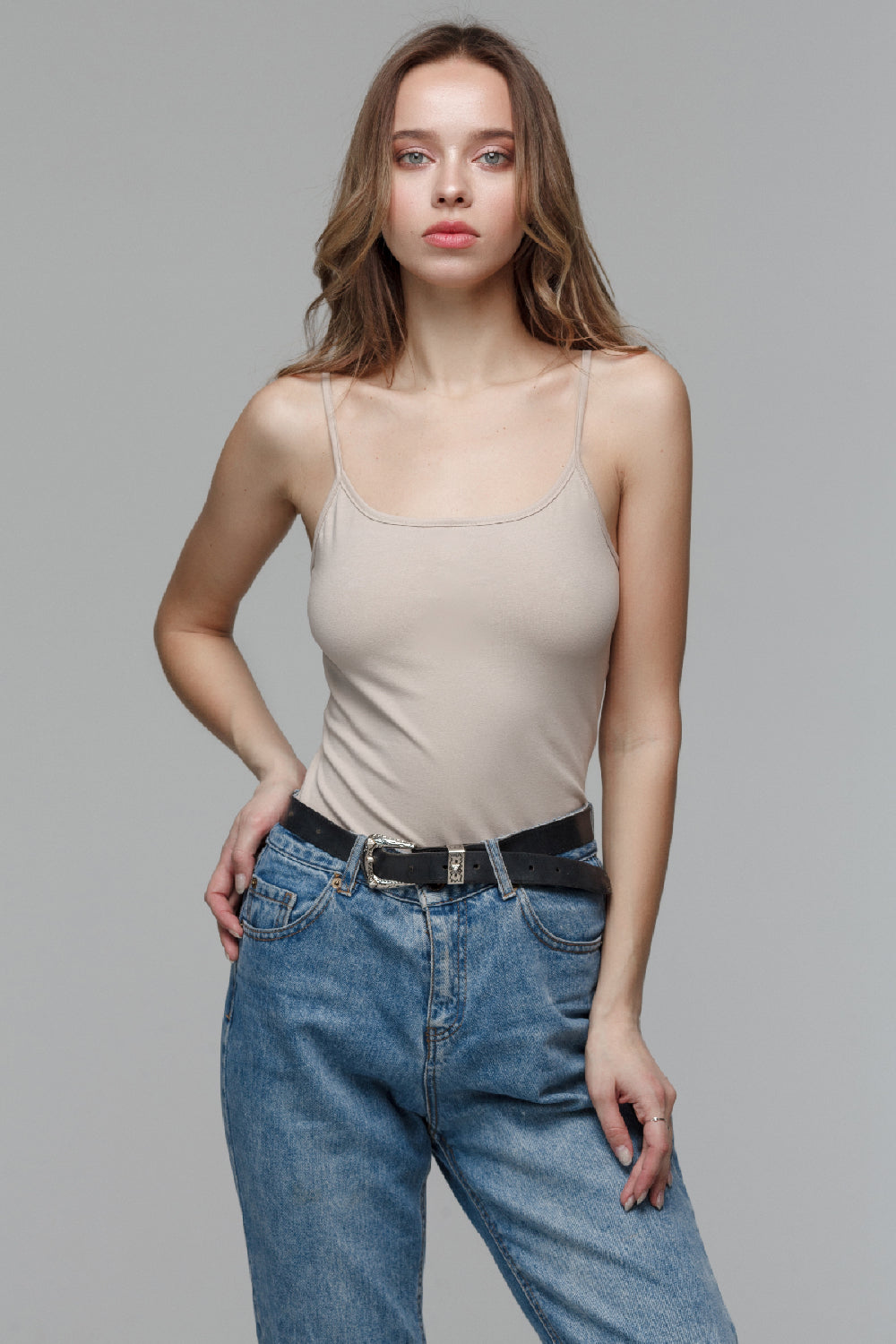 Хлопковое боди на тонких бретелях BB19309/4 Basic 2
