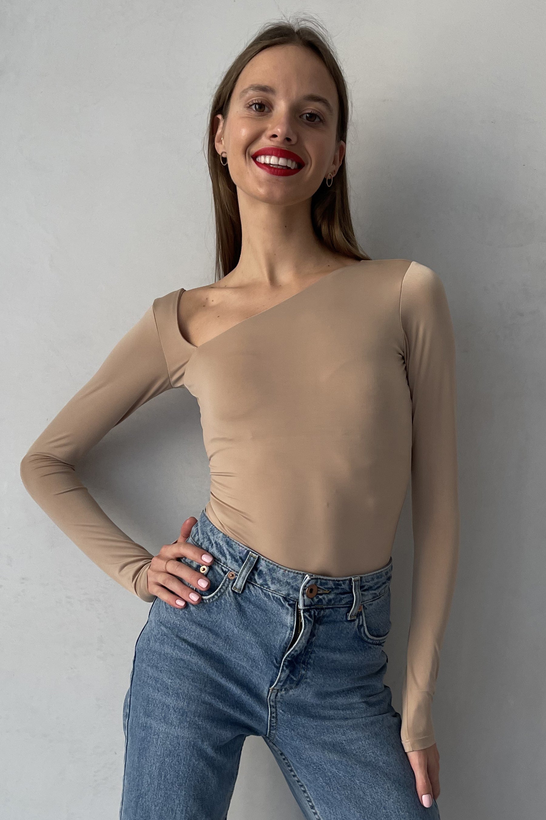 Боди из микронейлона AW22625/4 Model A beige