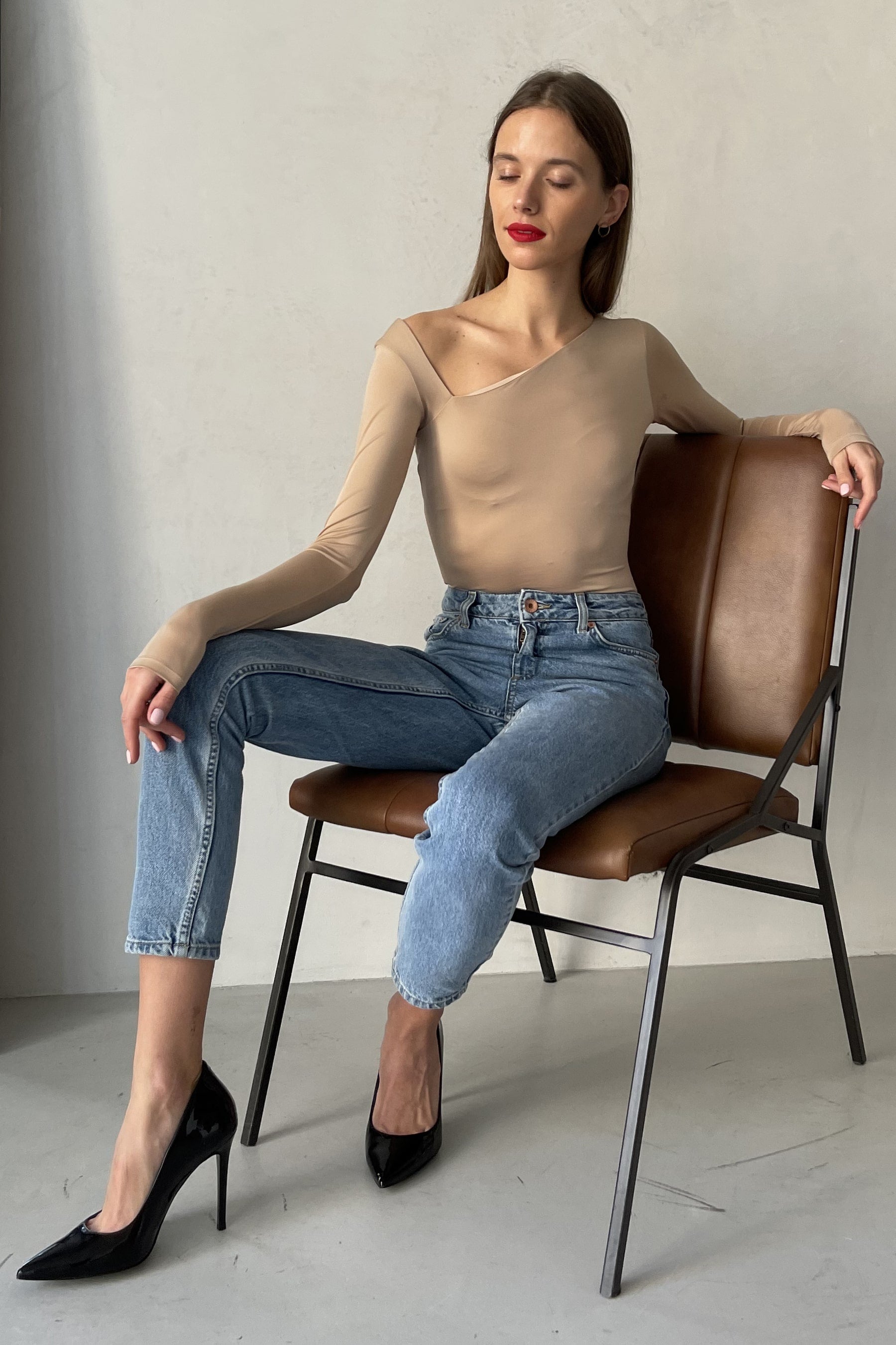 Боди из микронейлона AW22625/4 Model A beige