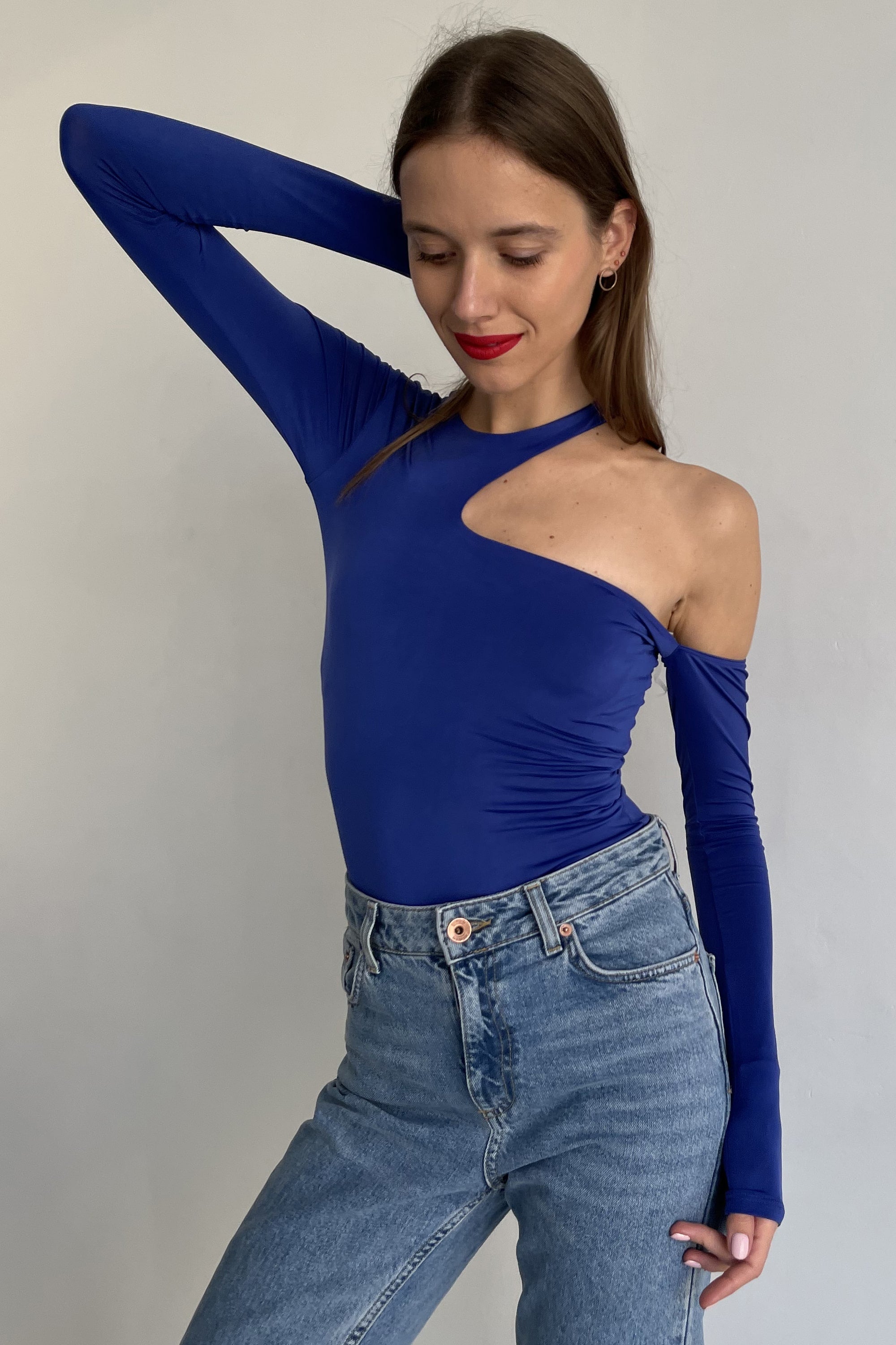 Боди из микронейлона AW22626/11 Model B blue