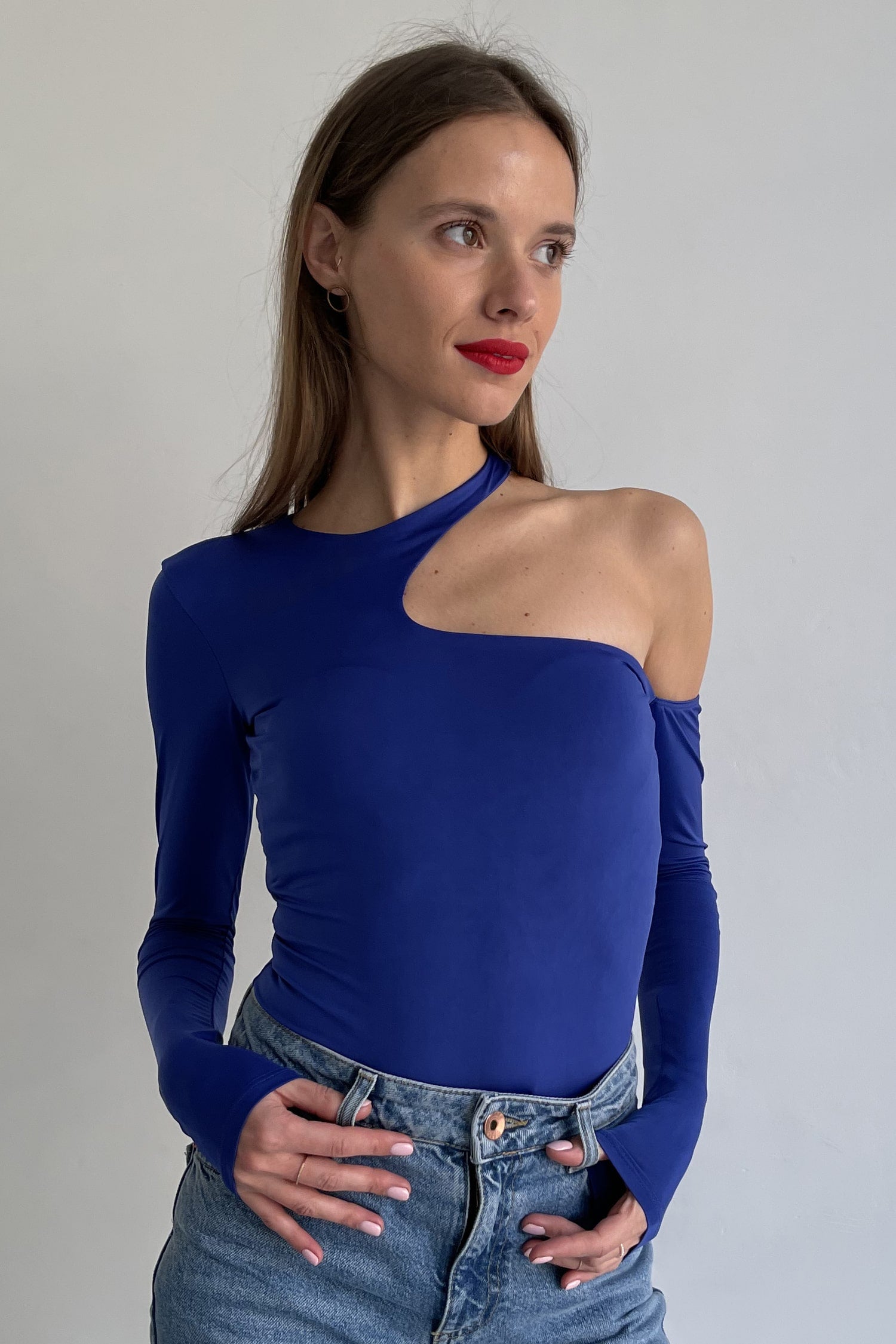 Боди из микронейлона AW22626/11 Model B blue