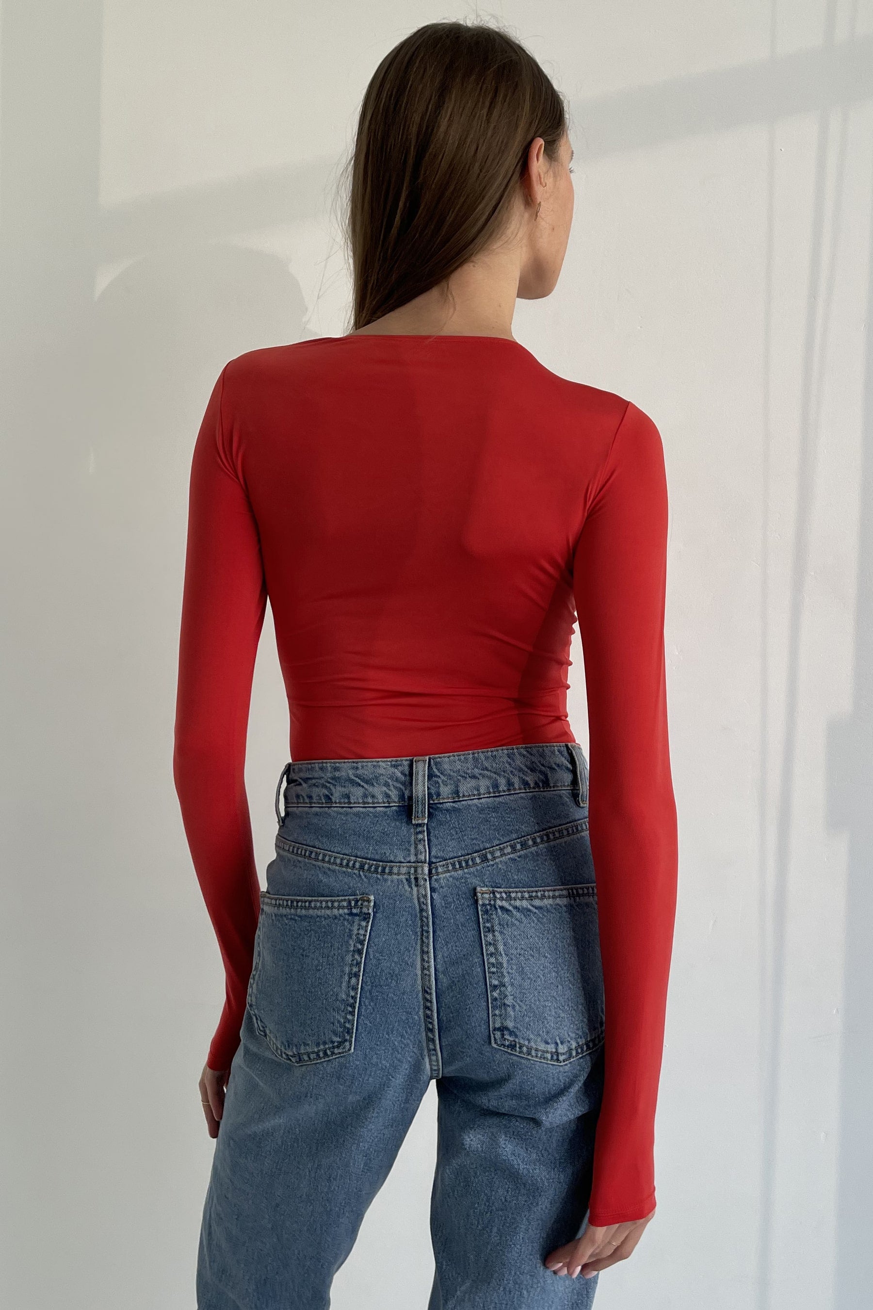 Боди из микронейлона AW22627/2 Model C red