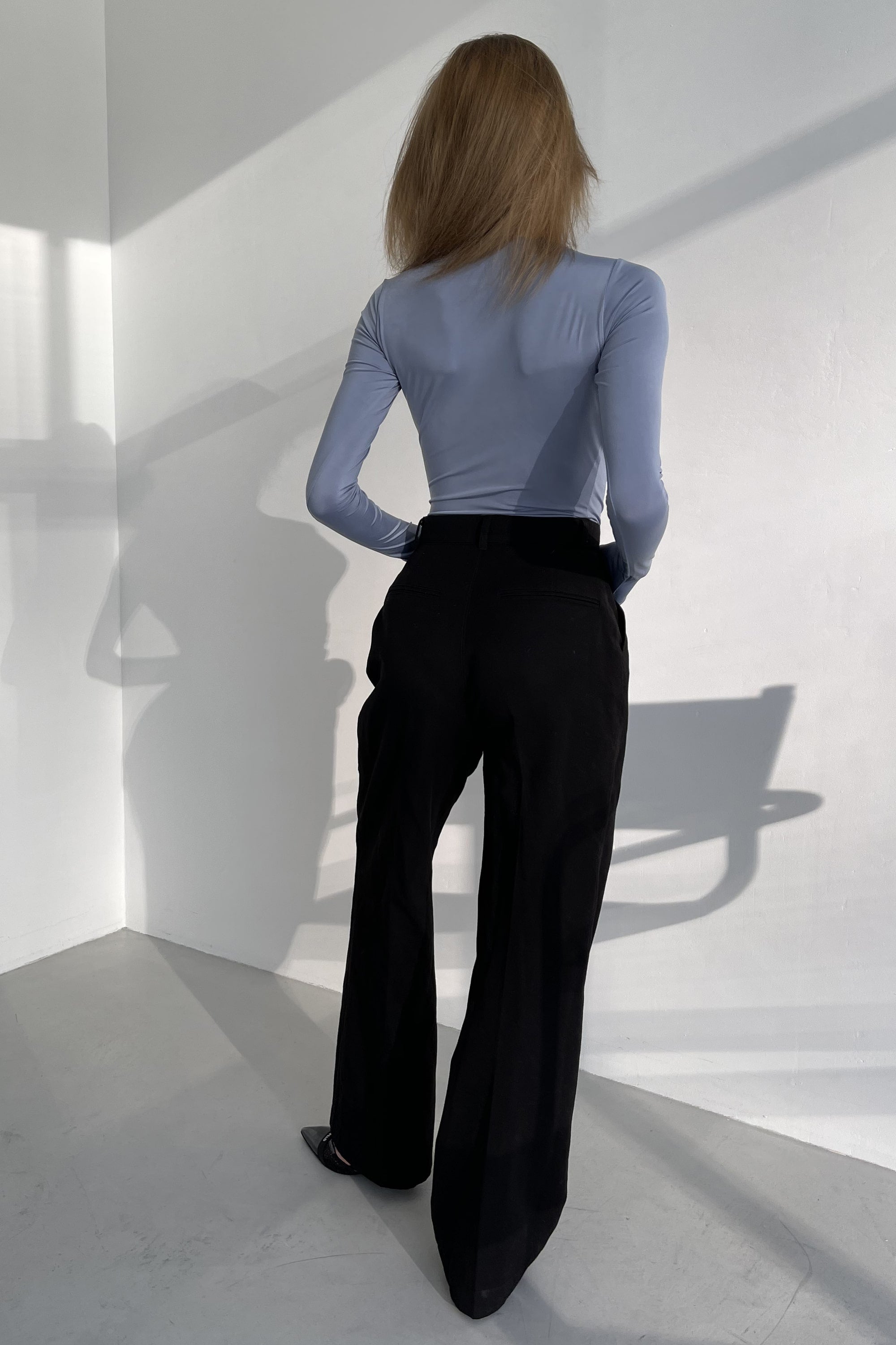 Боди из микронейлона AW22627/5 Model C light blue