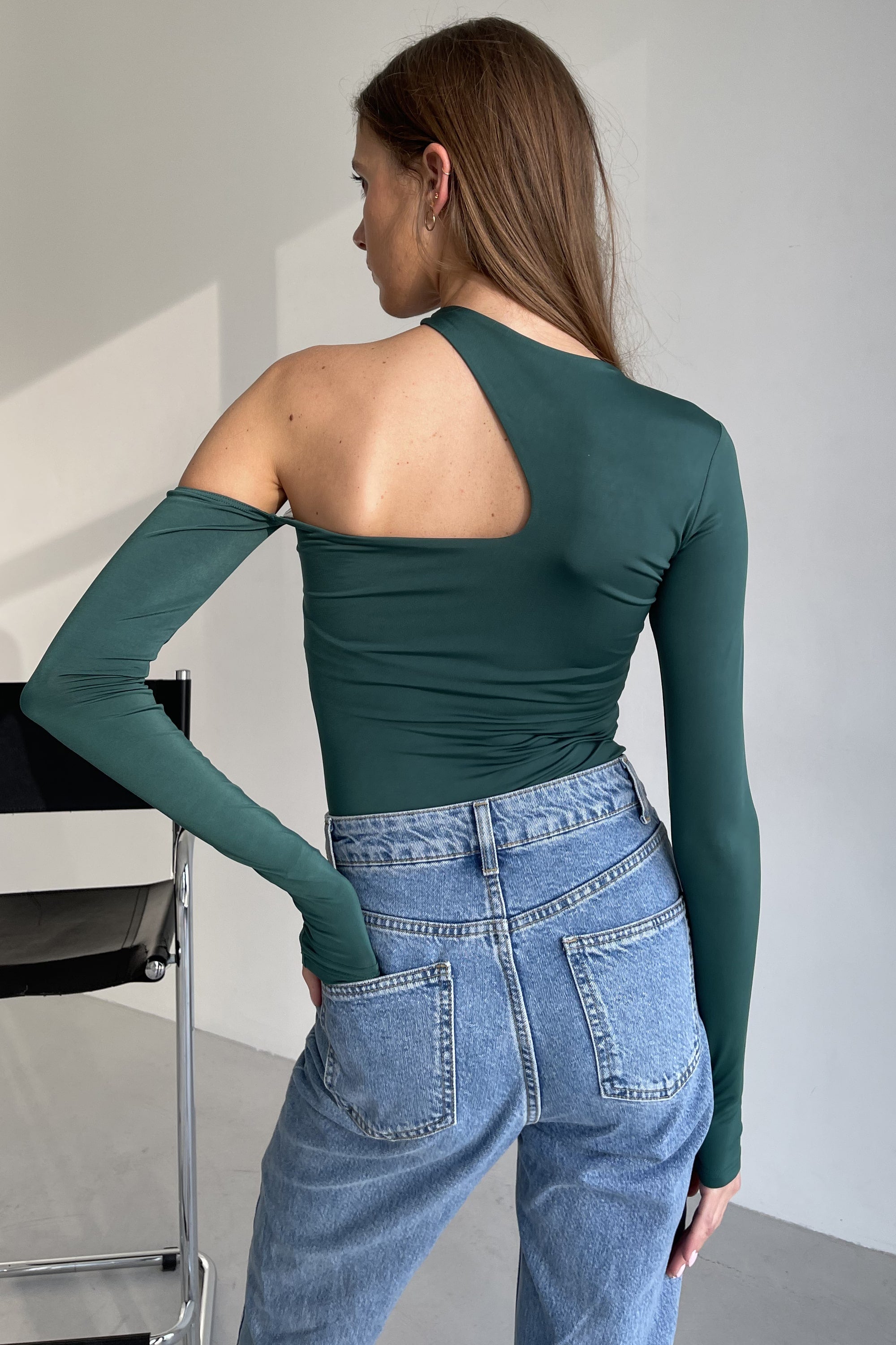 Боди из микронейлона AW22626/30 Model B green