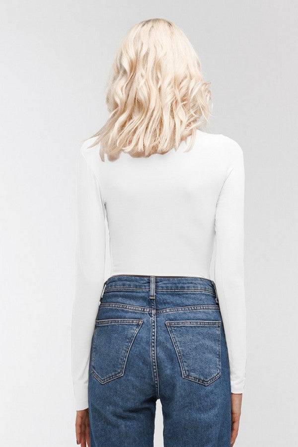 Хлопковое боди с длинными рукавами WL18304/3 Thursday white