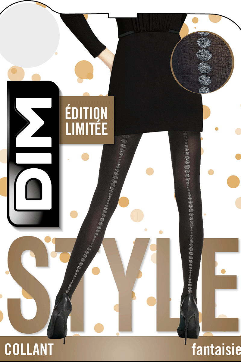 Колготки с декоративным швом D05YD Style