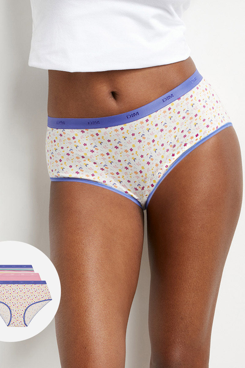 Набор хлопковых шортиков 4C20 Les Pockets Coton (3 шт) pop flores