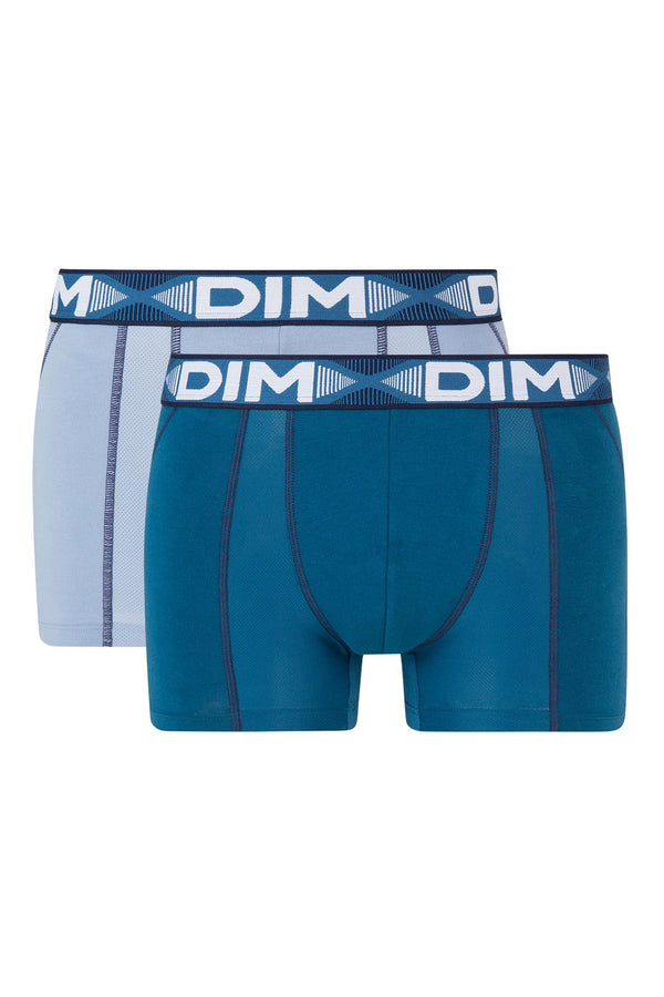 Мужские трусы шорты D01N1 3D Flex Air bleu min/glac (2 шт.)