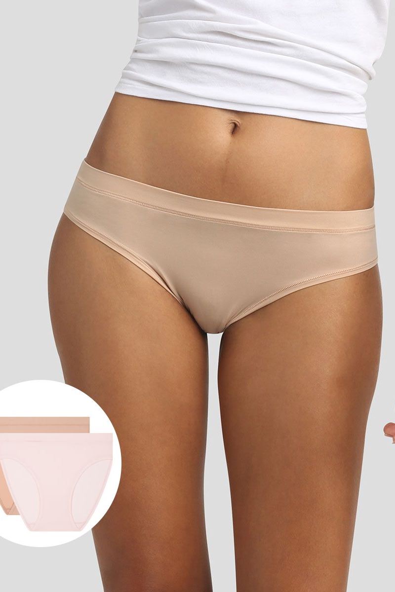 Трусики слип D06W6 Body Mouv (2 шт.) rose ball/new skin