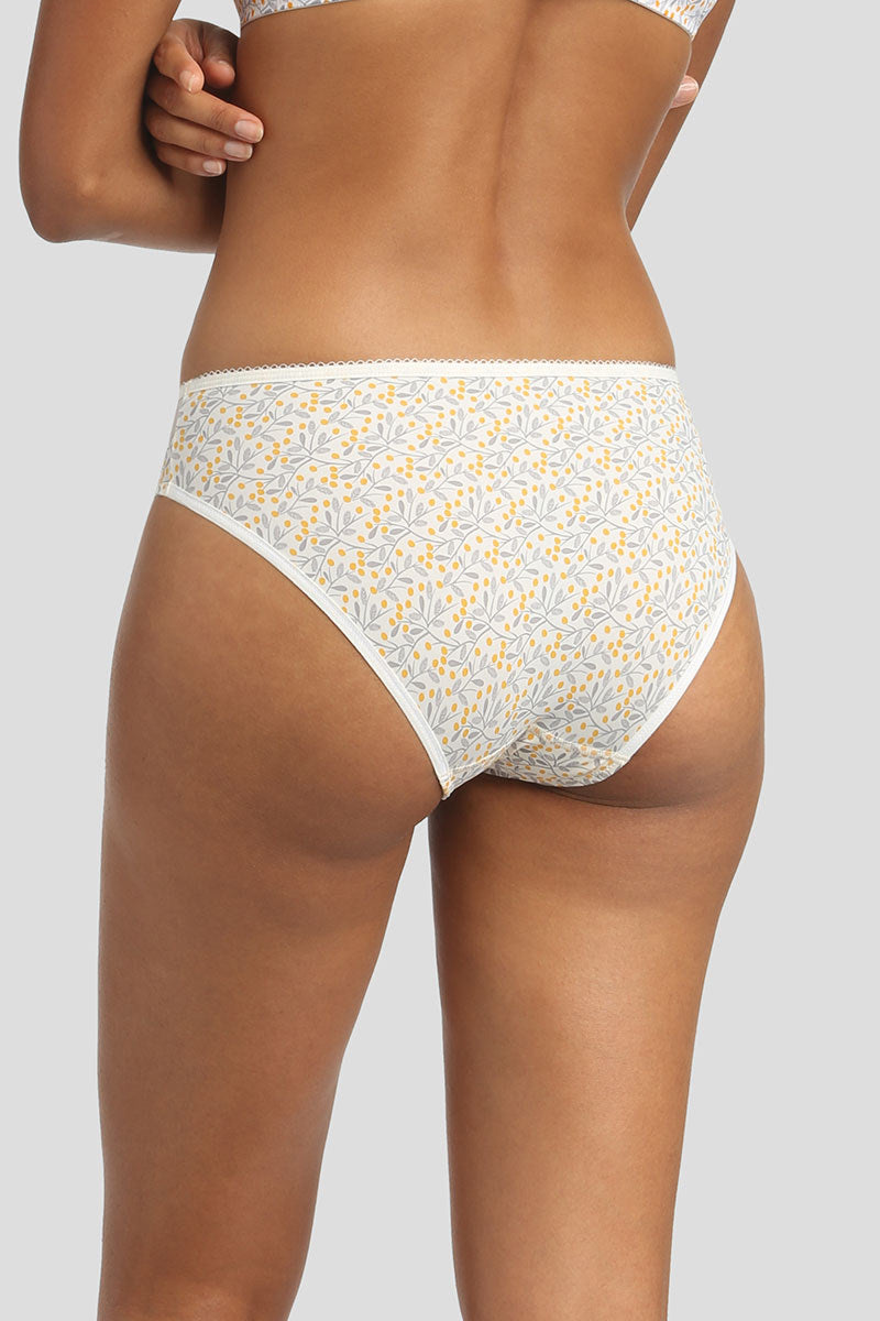 Трусики слип 4D58 Generous imprime mimosa