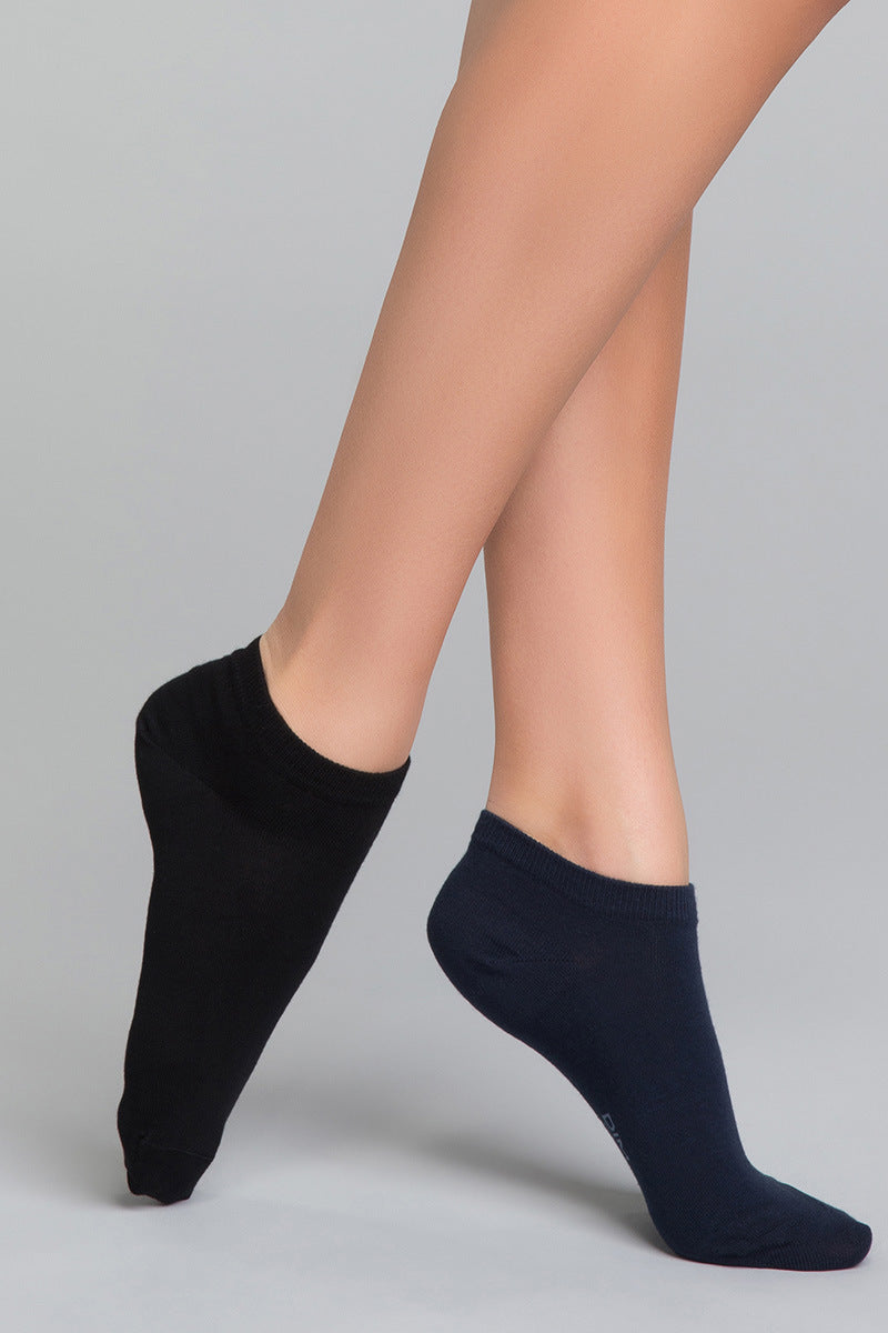 Набор хлопковых носков D06KK Invisible (2 шт.)