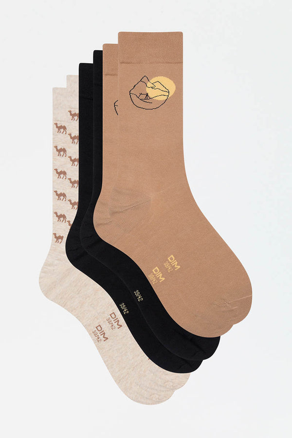Мужские носки с принтом D09KT (3 пары)