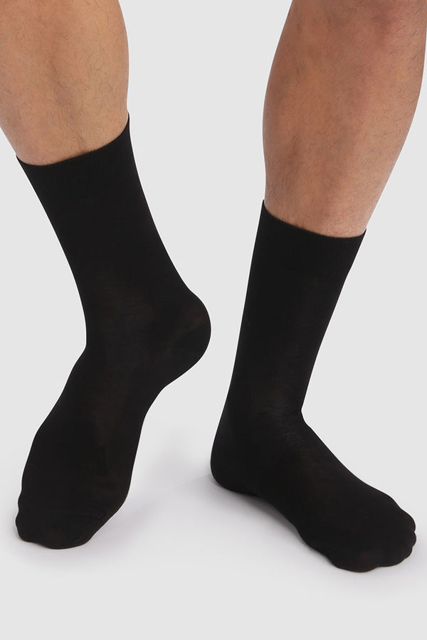 Высокие мужские носки из хлопка D09L5 Green (2 шт.)