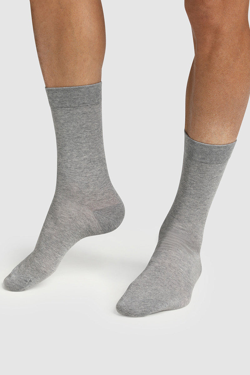 Высокие мужские носки из хлопка D09L5 Green (2 шт.)