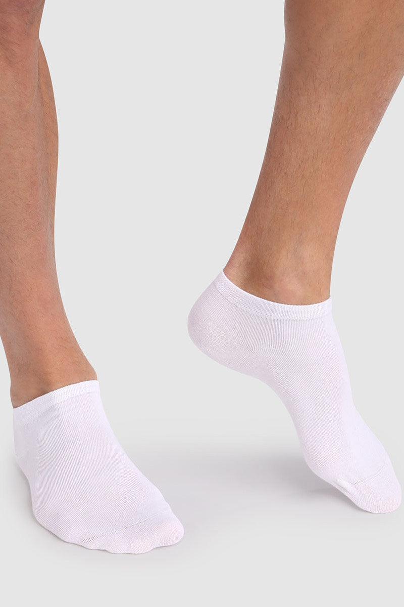 Низкие мужские носки из хлопка D09LC Green (2 шт.)