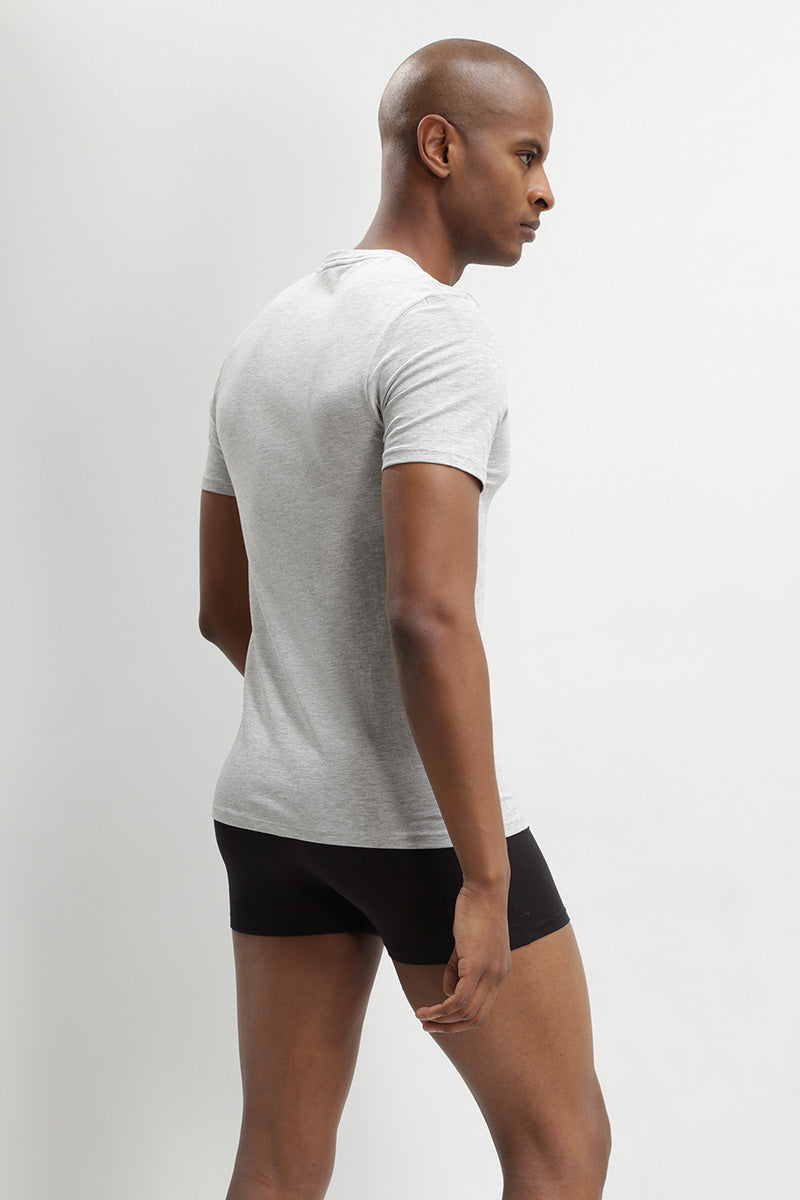 Мужская футболка из органического хлопка D0A6E Green (2 шт.) blanc/gris