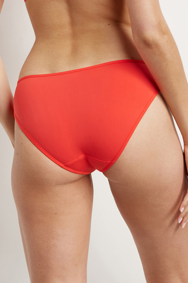 Трусики слип с вышивкой D0ASE Generous pom d`amour