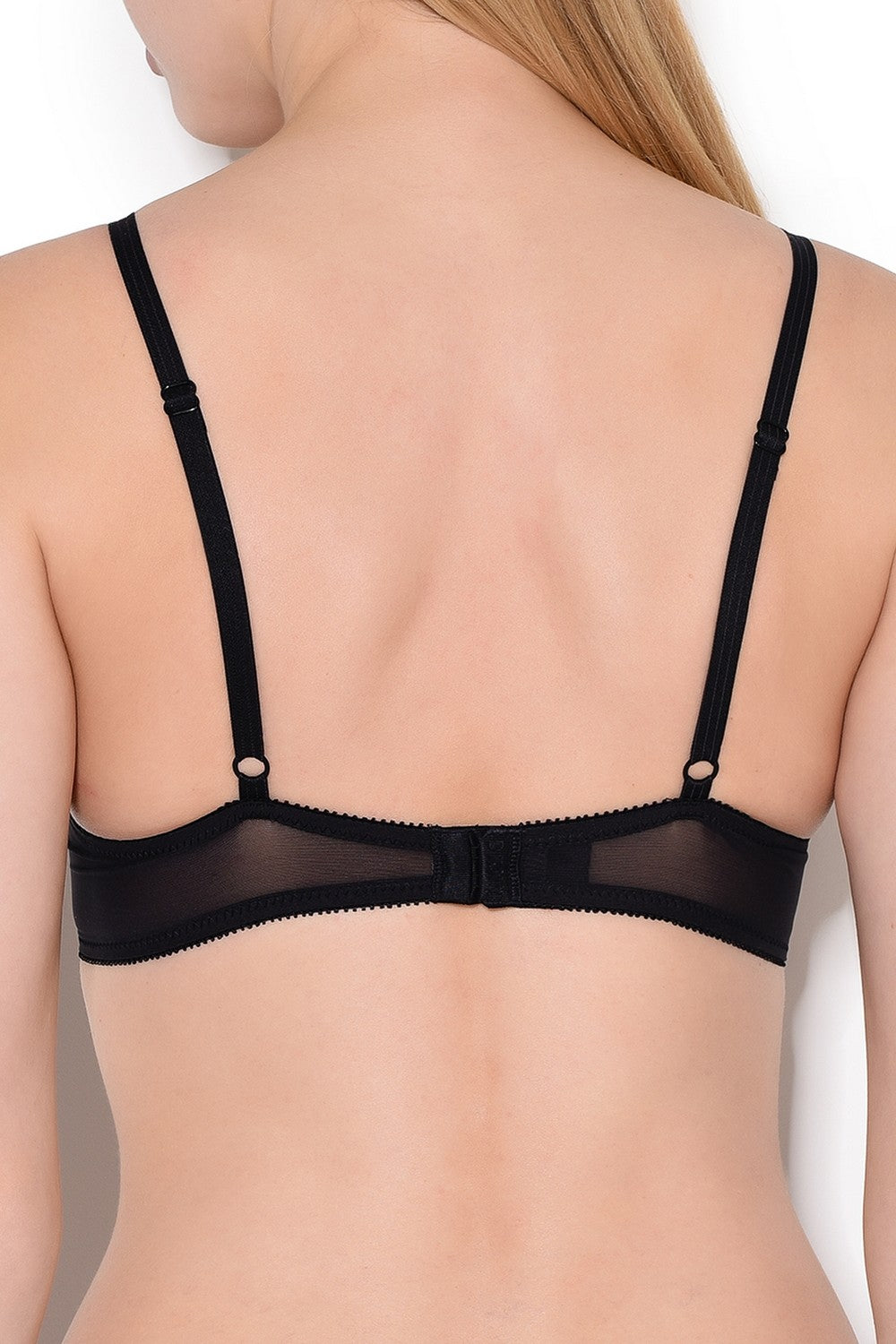 Кружевной бюстгальтер push-up DK2006 black skin