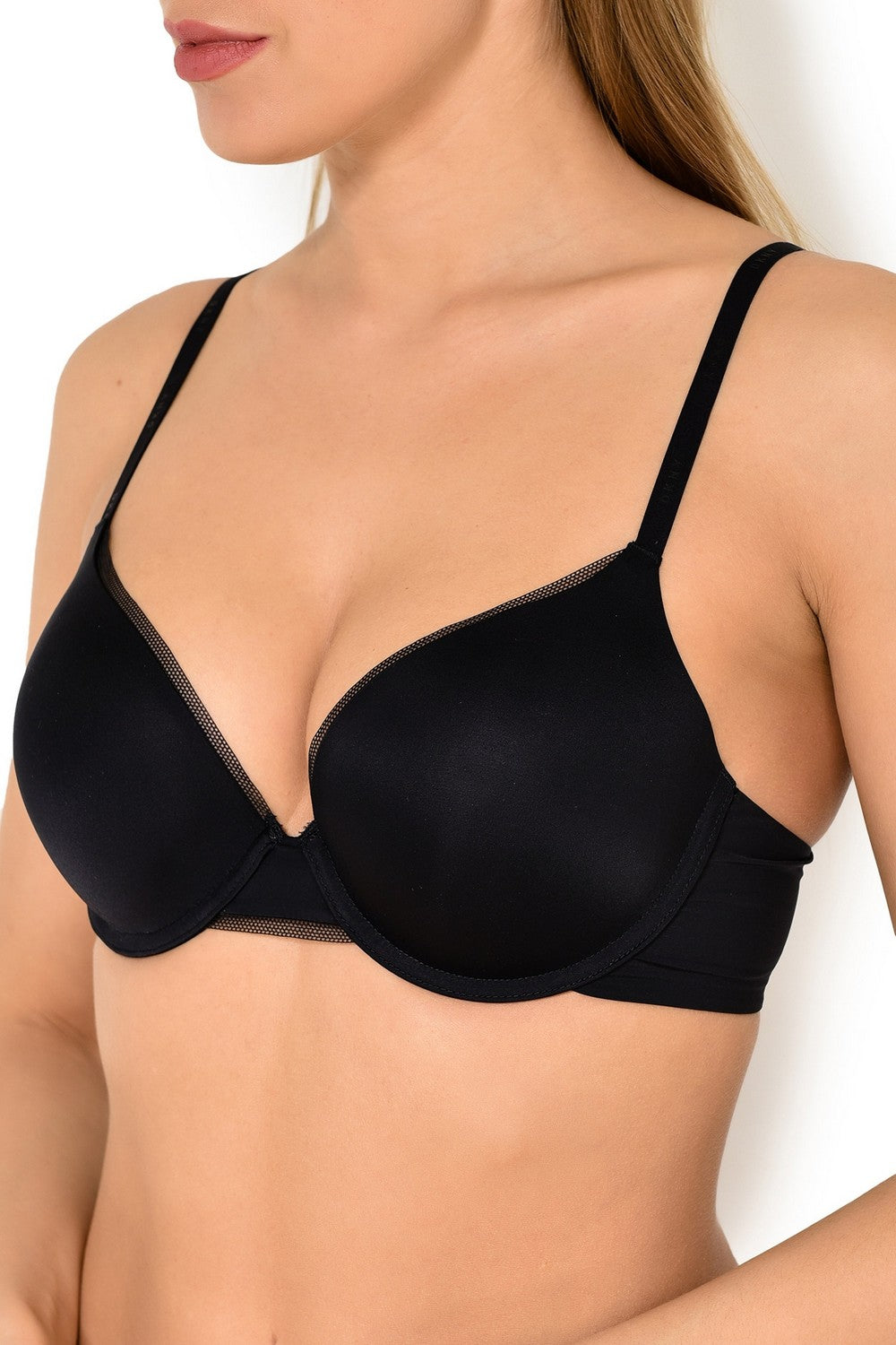 Гладкий бюстгальтер push-up DK4037 black