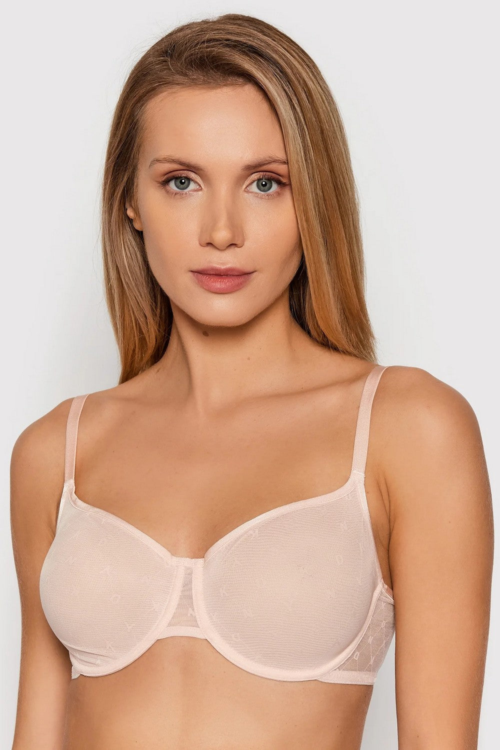 Мягкий бюстгальтер из микросетки DK4039 blush