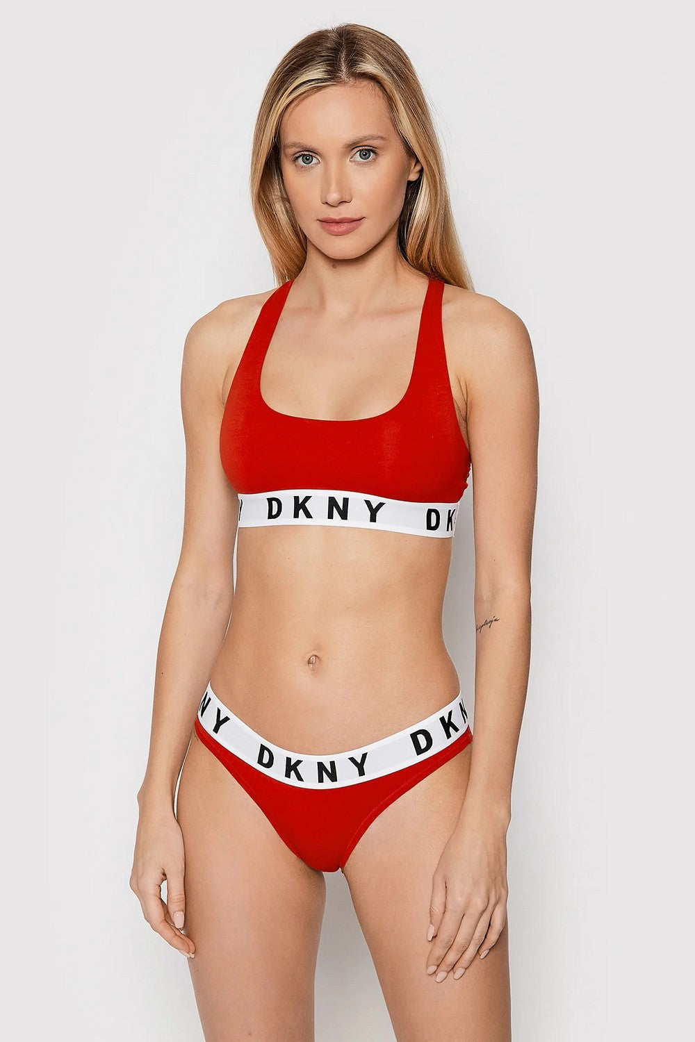 Топ с брендированной резинкой DK4519 brick