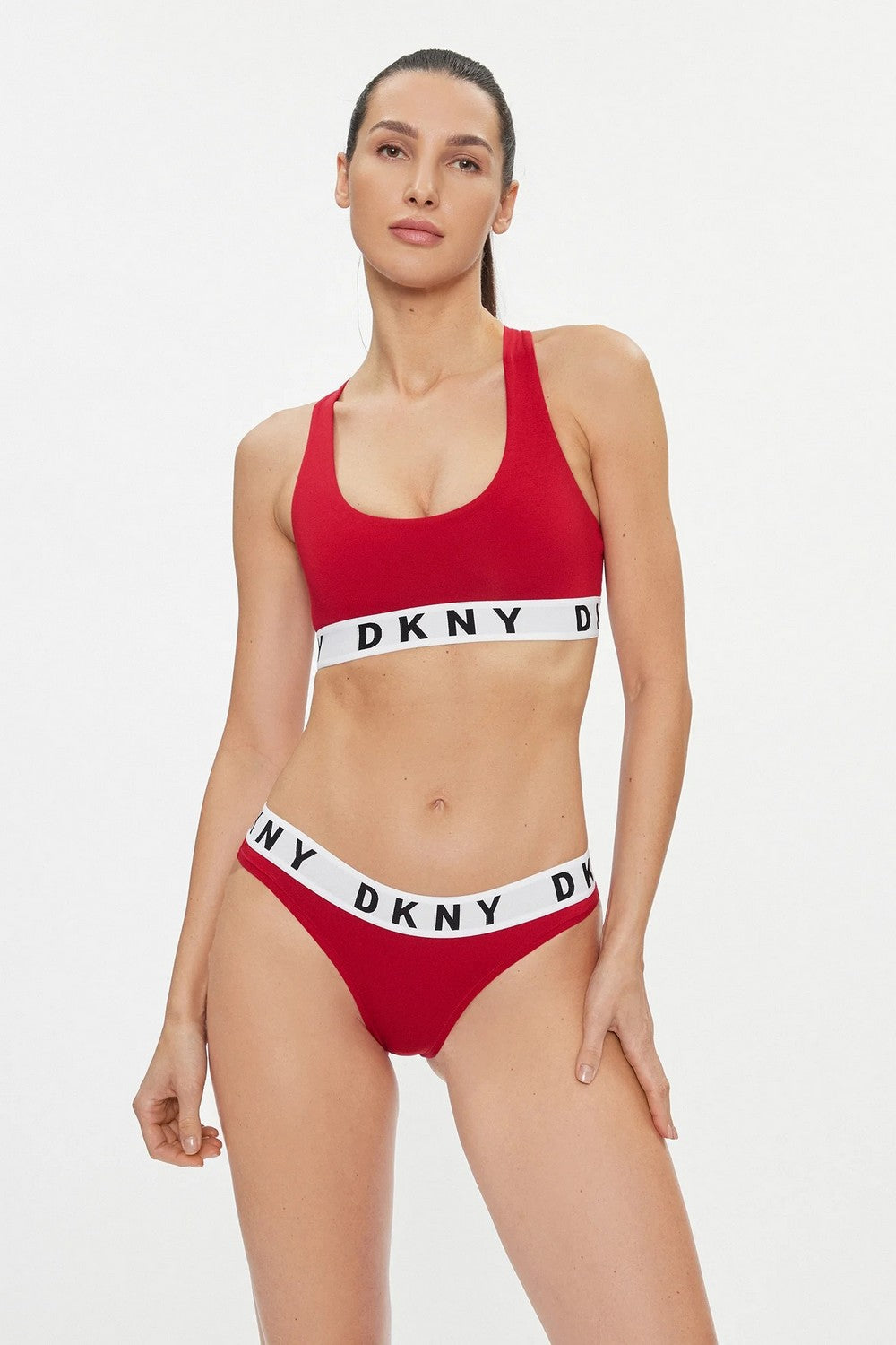 Топ с брендированной резинкой DK4519 cherry