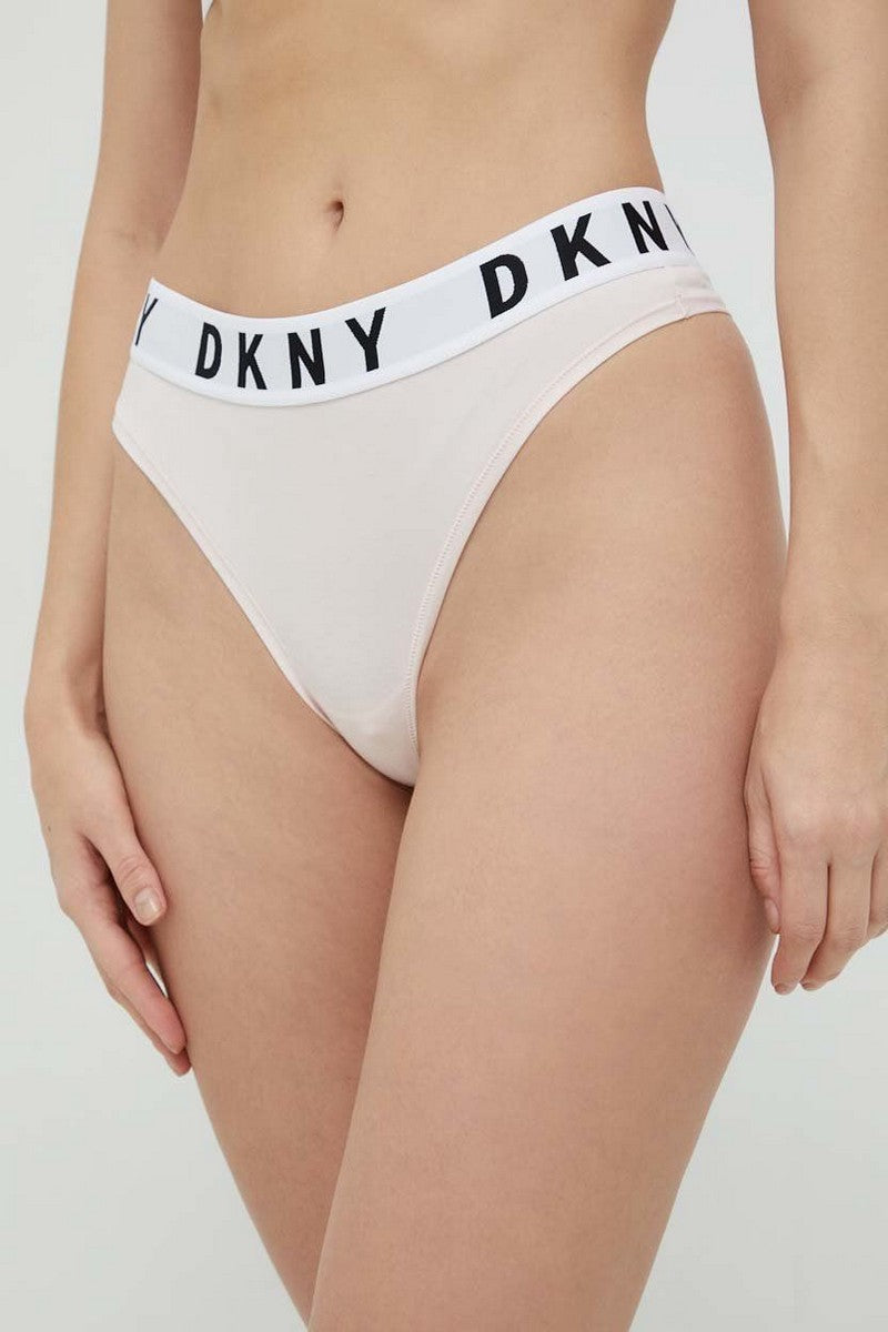 Трусики стринг с логотипом DK4529 pearl cream