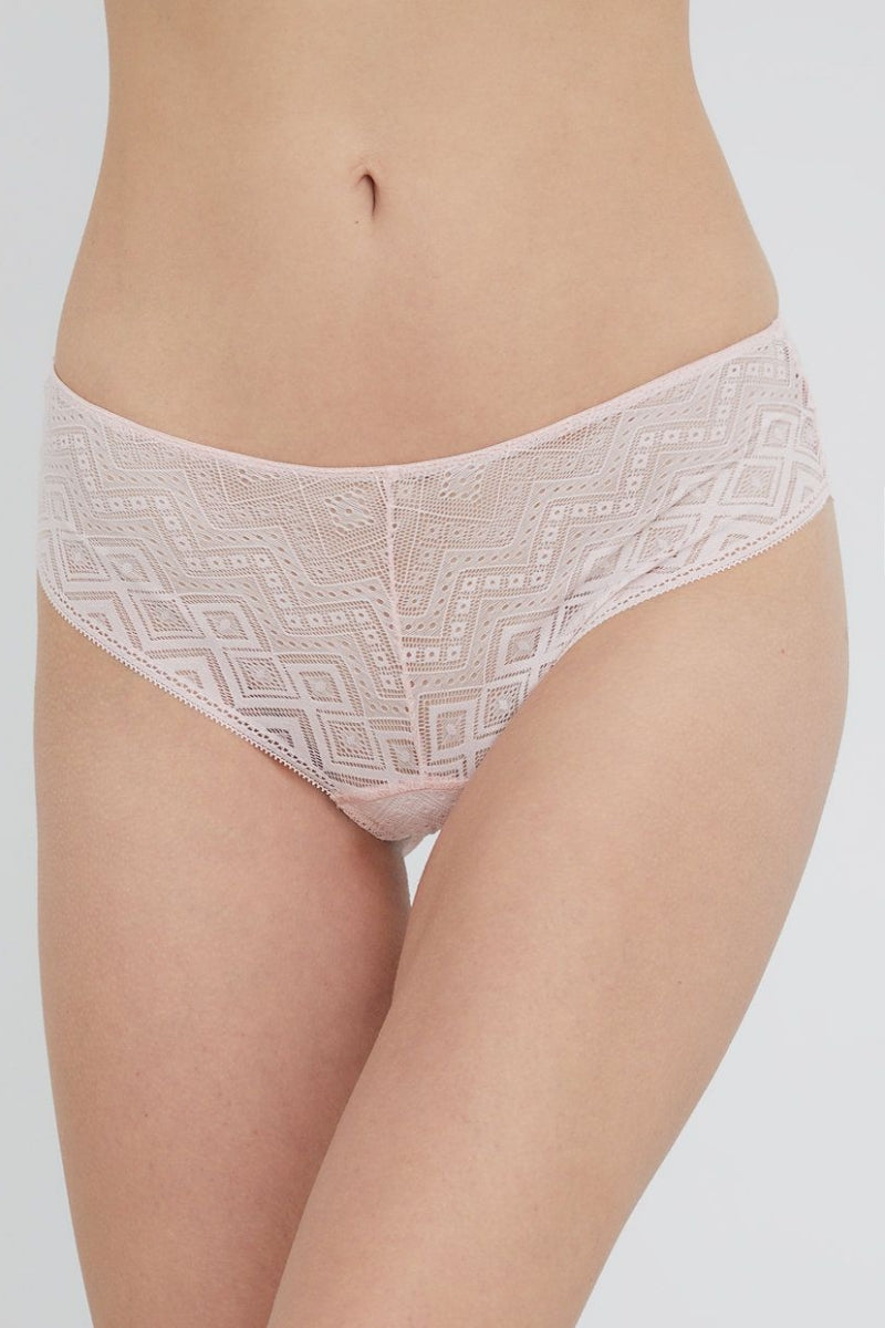 Кружевные трусики слип DK8593 pearl cream