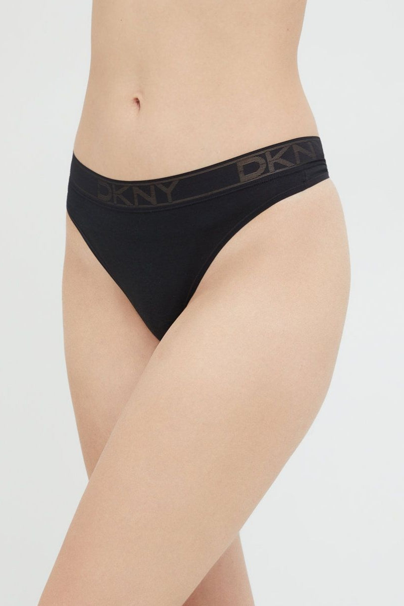 Трусики стринг с логотипом DK8821 black