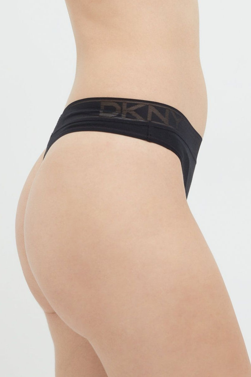 Трусики стринг с логотипом DK8821 black