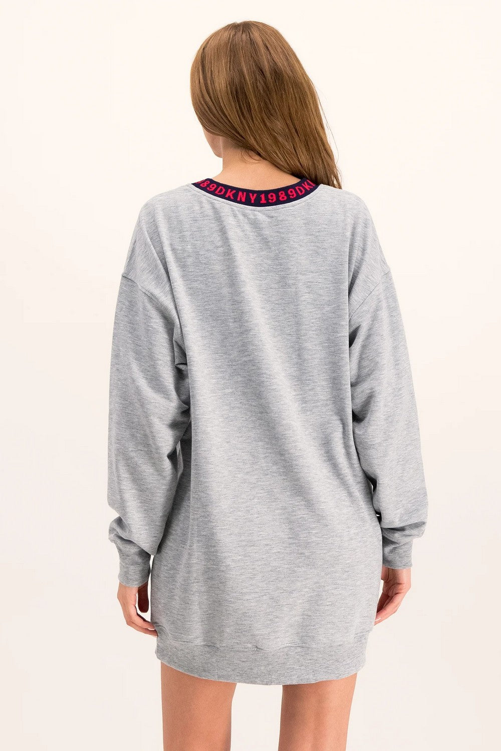 Трикотажное платье с логотипом YI2319416 gray