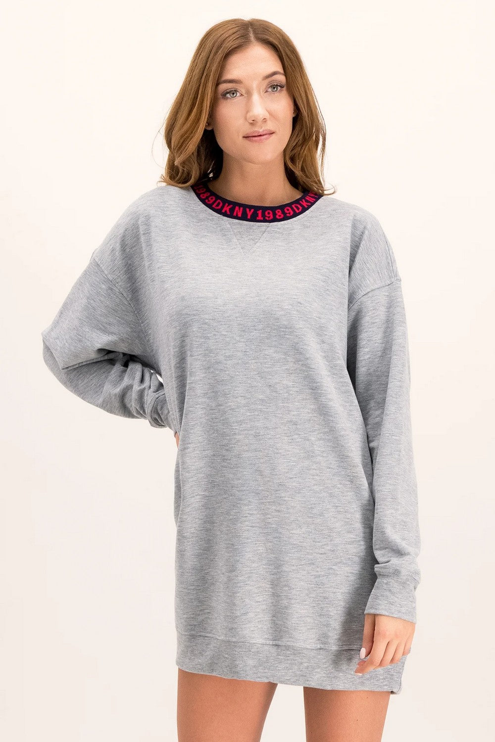 Трикотажное платье с логотипом YI2319416 gray