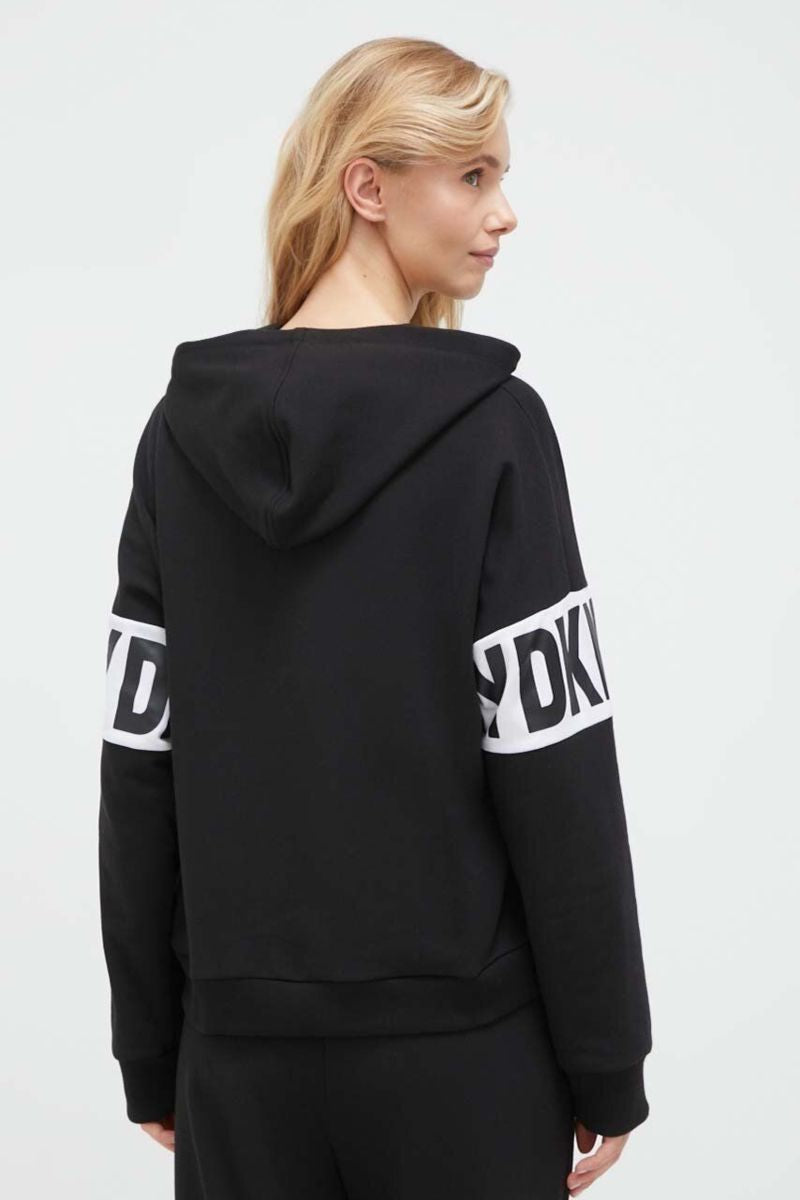 Пижамная кофта с капюшоном YI2422670 black