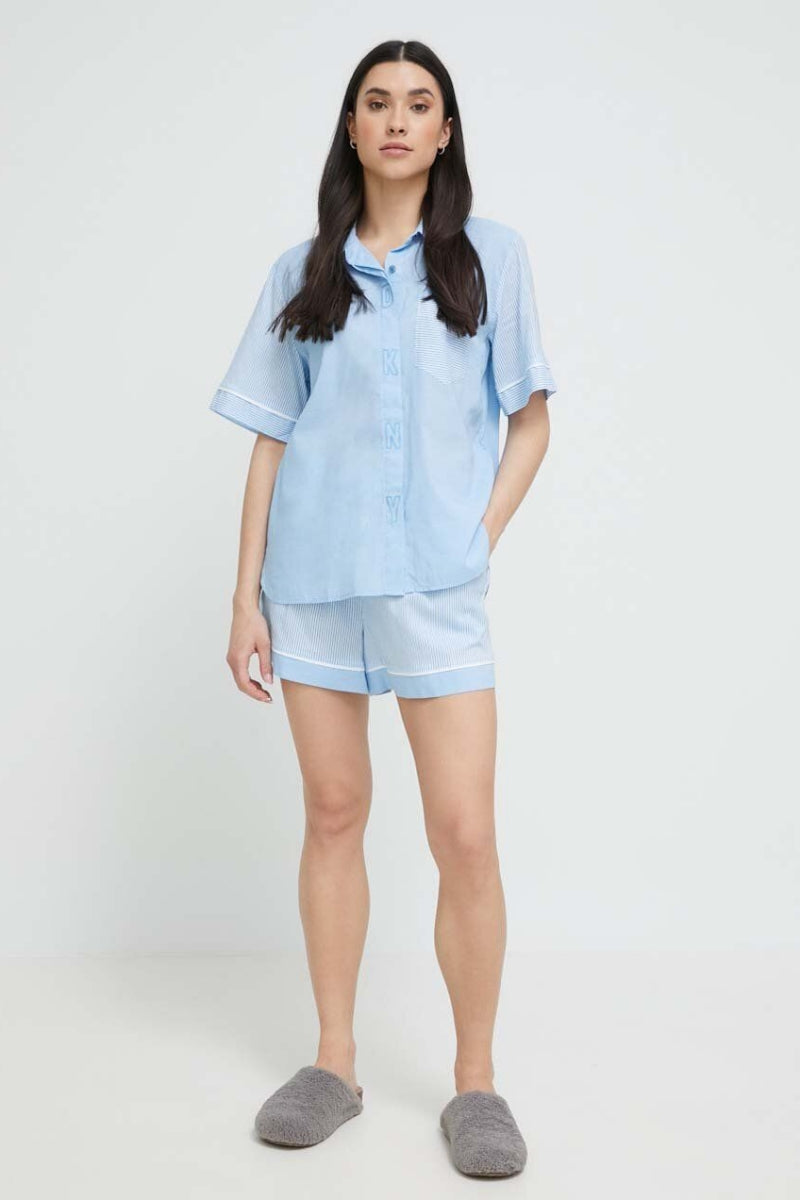 Пижама в полоску YI2922655 blue