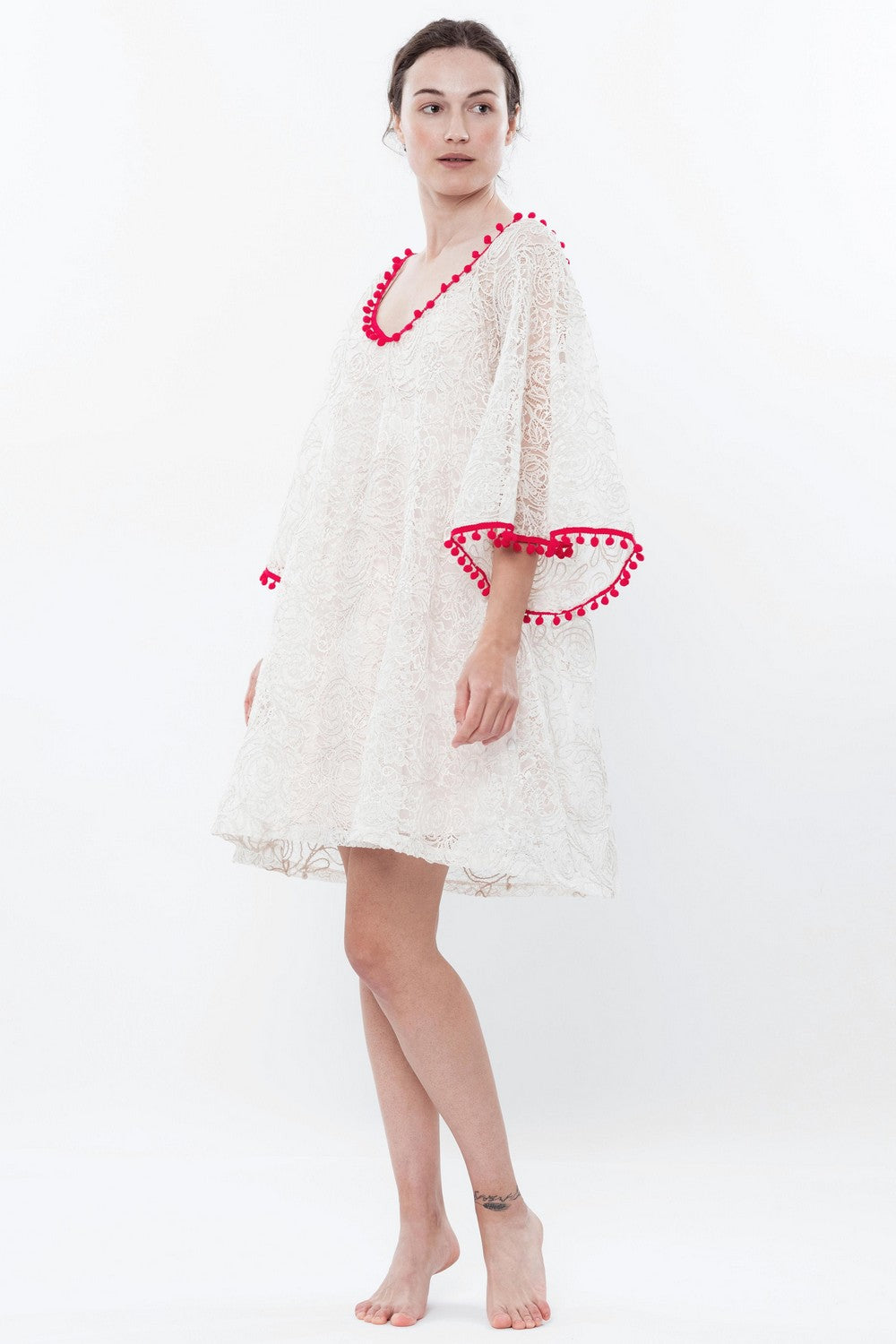 Ажурное платье 0161 milk