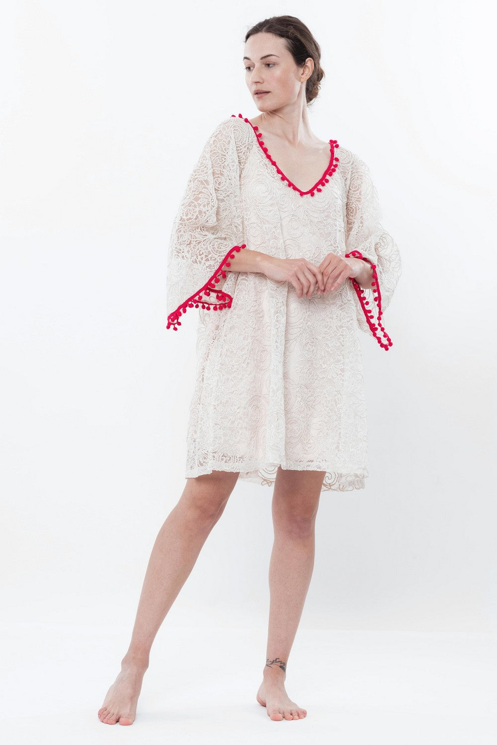 Ажурное платье 0161 milk