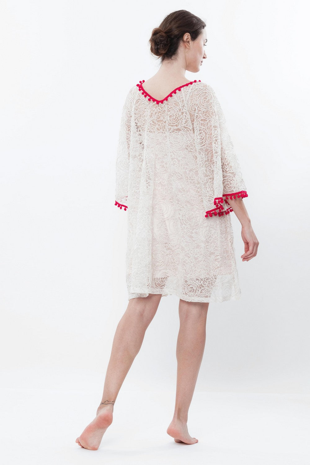 Ажурное платье 0161 milk