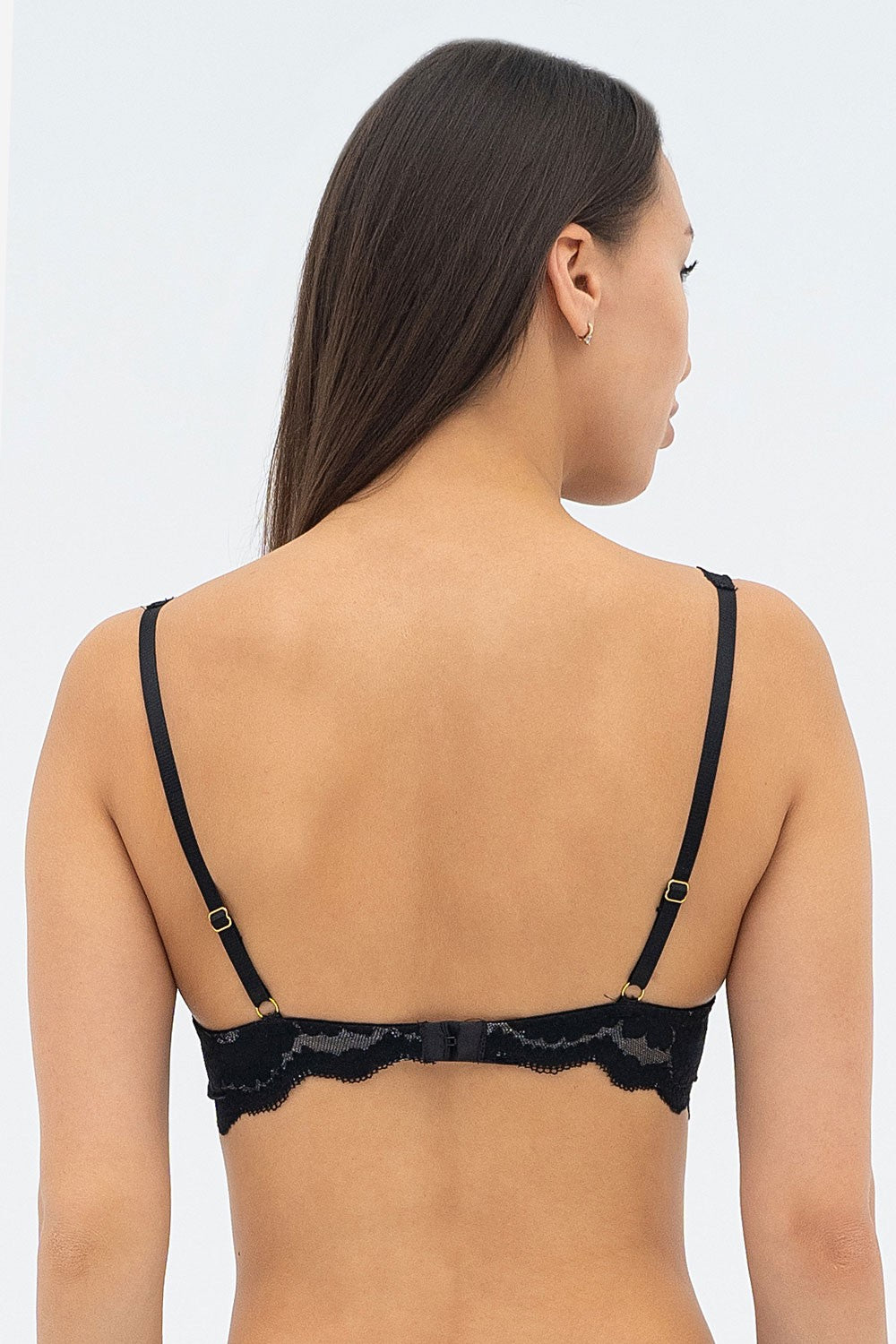 М'який бралет з мережива 020 105 08 black/peony