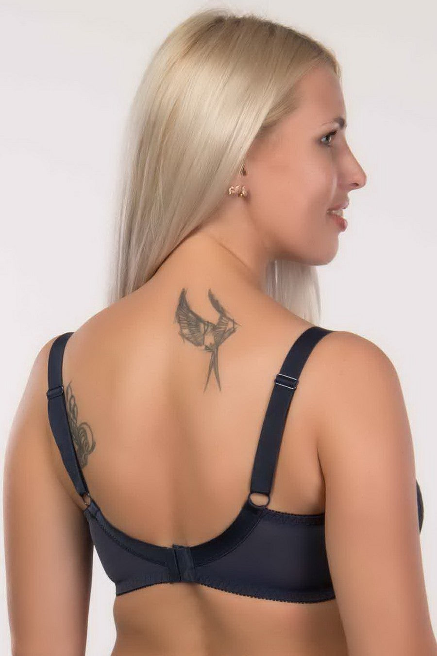 Мягкий бюстгальтер с кружевом 1503/200 royal blue