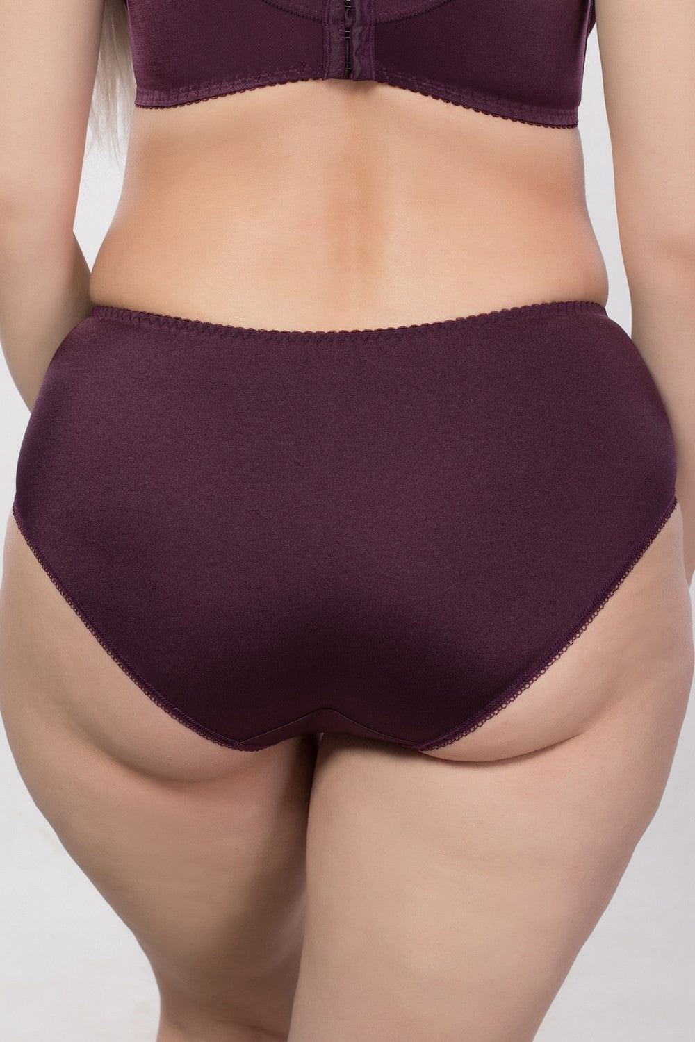 Трусики слип с кружевом 2509/010 plum wine