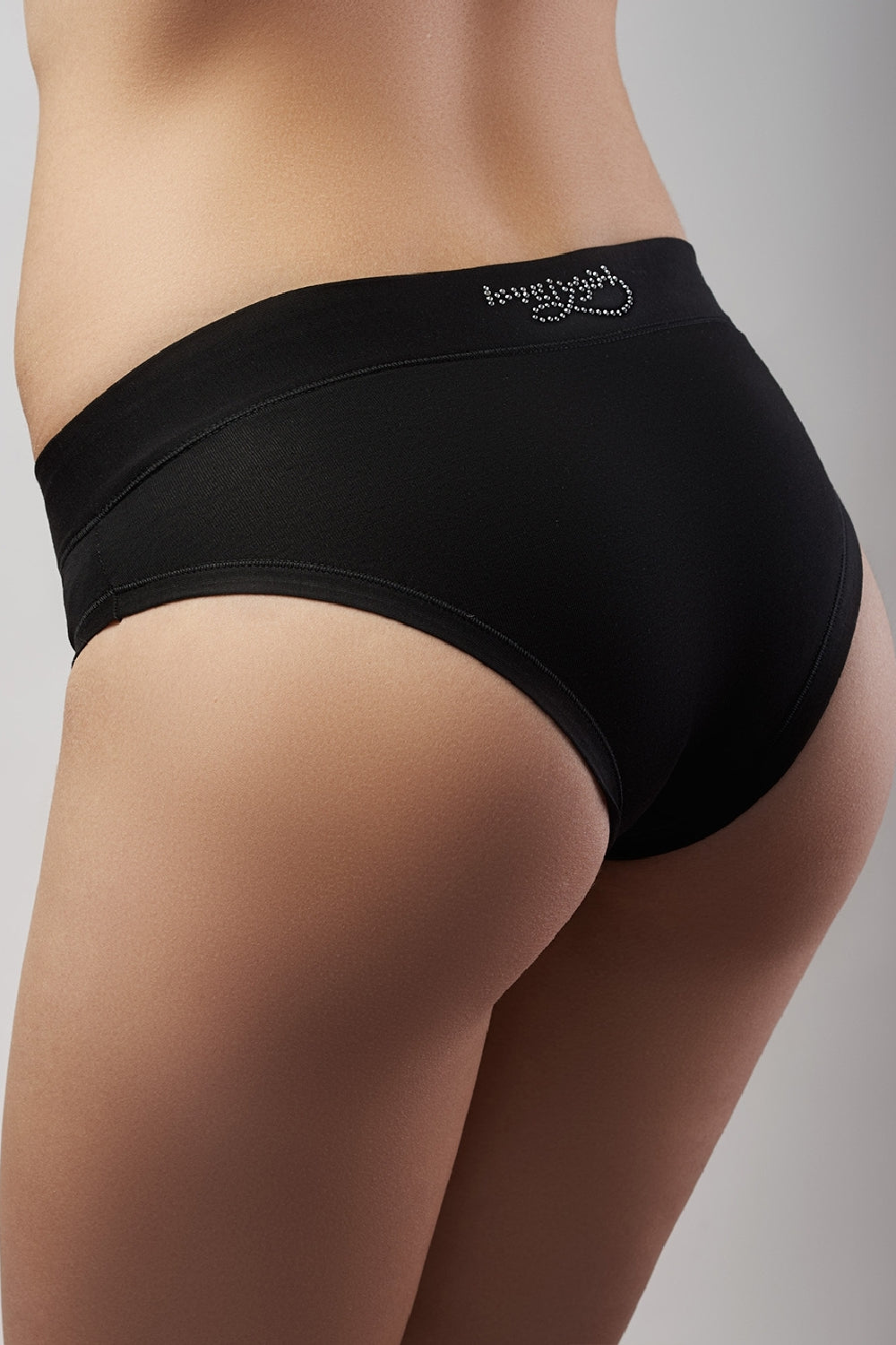 Бавовняні трусики зі стразами 6393