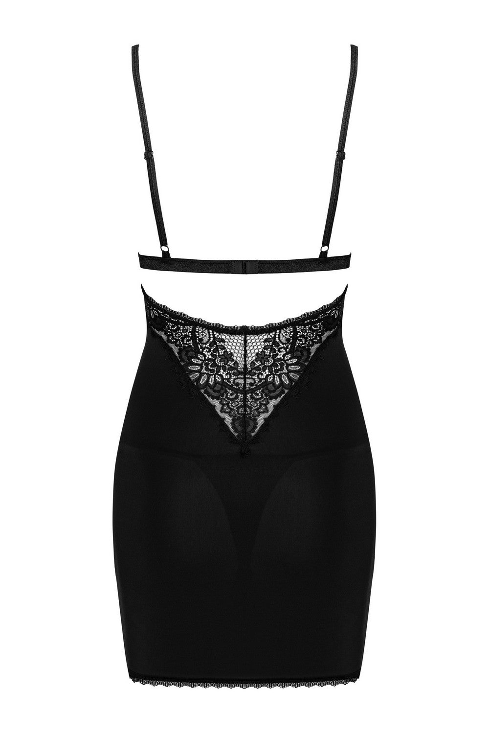 Облегающая эротическая сорочка Maderris black